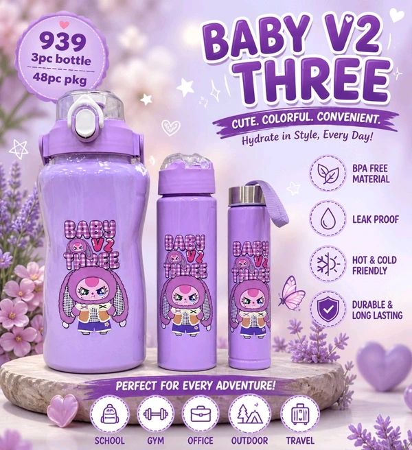 Baby V2 Bottle 3 Pcs Set Amazing Bottle 