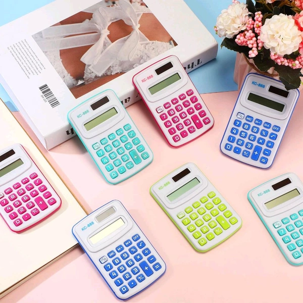 New KC-888 Mini Small Electric Calculator Super Quality 