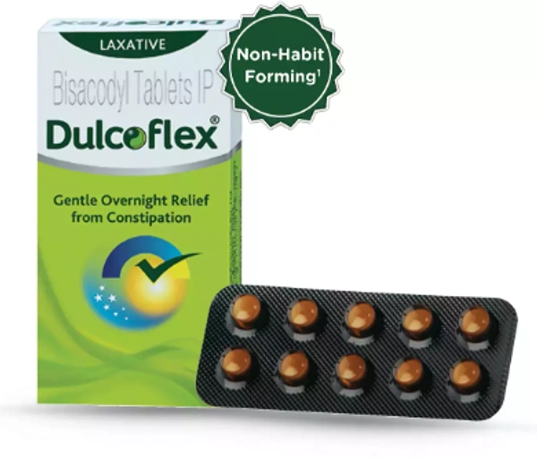 Dulcolax Tablet - 1 Strip ( 10 Tablets, Bisacodyl (5mg)