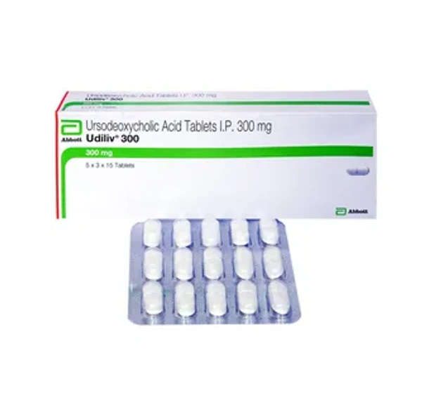 Udiliv 300 Tablet - 1 Strip ( 15 Tablets), Ursodexycholic acid 300mg