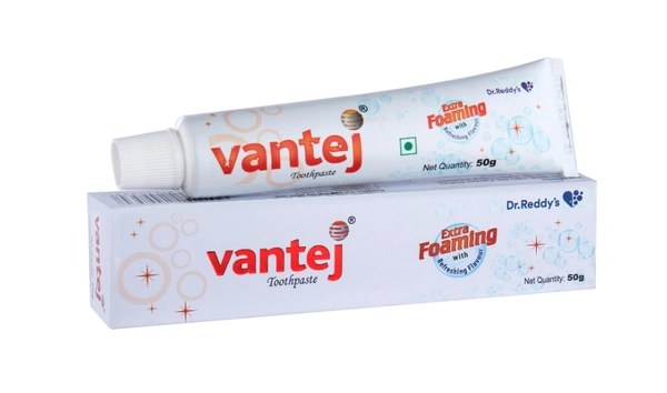 Vantej Extra Foaming Toothpaste | For Sensitivity Relief - 100gm