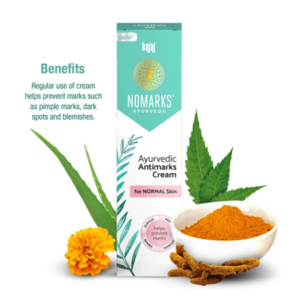 Bajaj Nomarks Ayurveda Cream (25gm) for Normal Skin