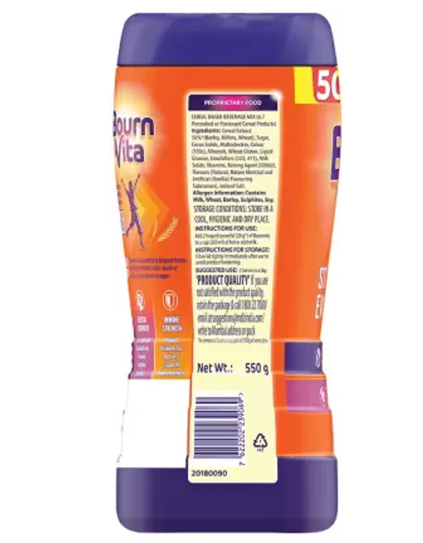 Bournvita Chocolate Nutrition Drink (550 g) - chocolate