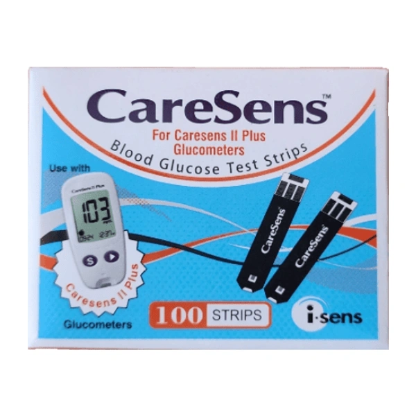 CareSens Blood Glucose Monitoring Test Strip 100 Strips (2X50 PACK) - 100 Test Strips
