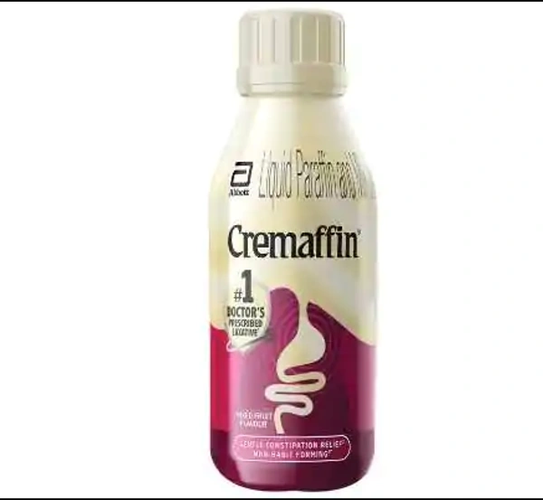 Cremaffin Constipation Relief with Liquid Paraffin | For Stomach Care | Mixed Fruit - 225 ml, Liquid Paraffin: 3.75 ml Milk of Magnesia: 11.25 ml