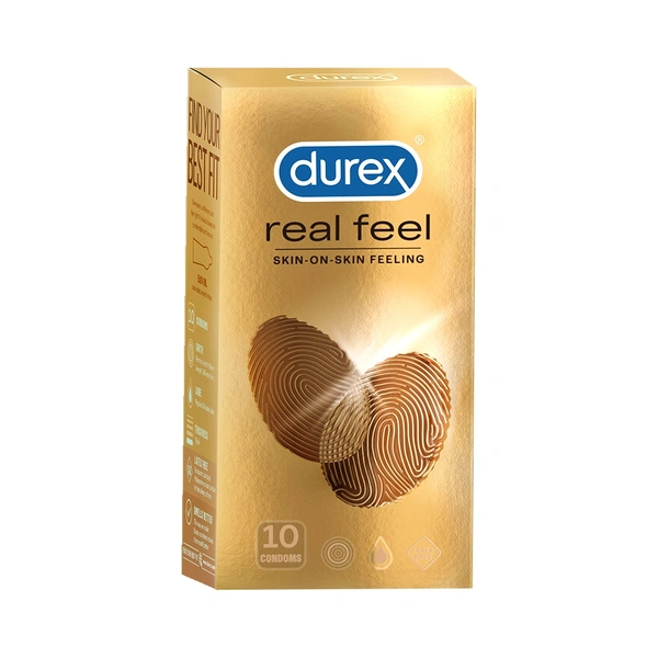 Durex Real Feel Condoms for Men (10Count)