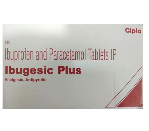 Ibugesic Plus Tablet - 1 Strip (20 Tablets), Ibuprofen (400mg) + Paracetamol (325mg)