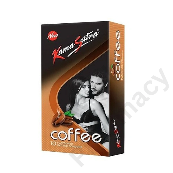 Condoms Kamasutra Condom Coffee Flavor (10Pcs)
