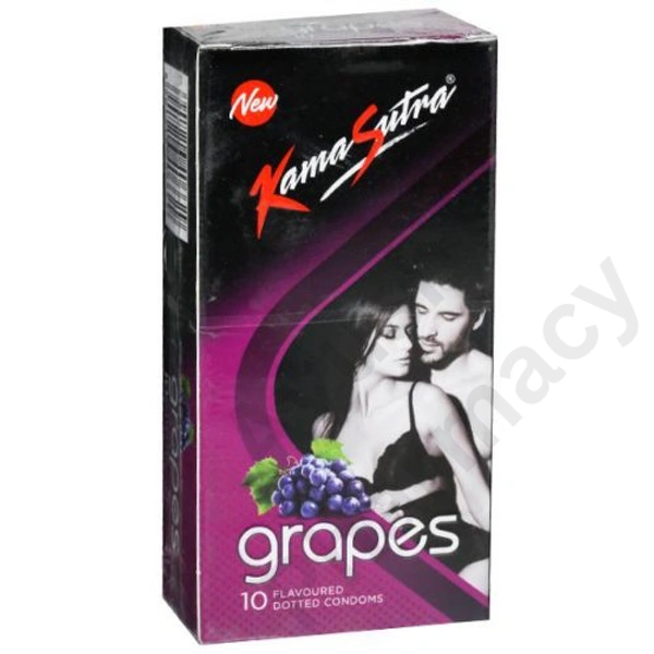 Condoms Kamasutra Condom Grapes Flavor (10Pcs)