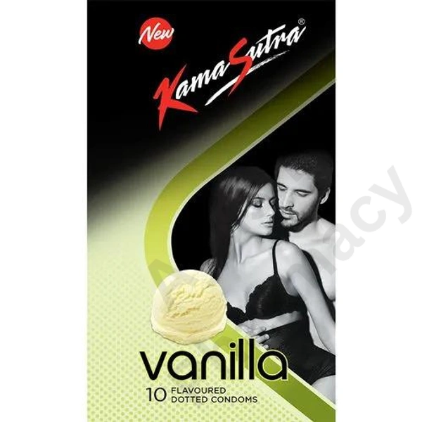 Condoms Kamasutra Condom Vanilla Flavor (10Pcs)