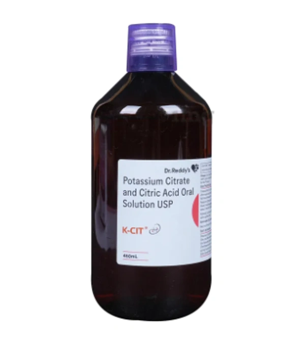 K-Cit Oral Solution - 200ml, Citric Acid (334mg/5ml) + Potassium Citrate (1100mg/5ml)