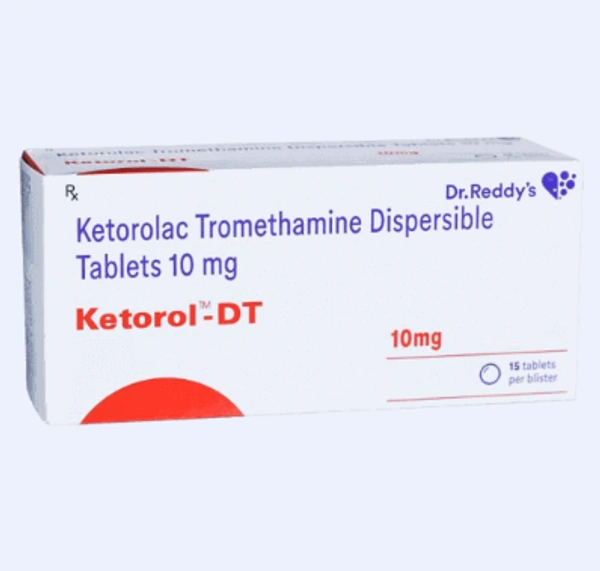 Ketorol-DT Tablet - 1 Strip (15 Tablets), Ketorolac (10mg)