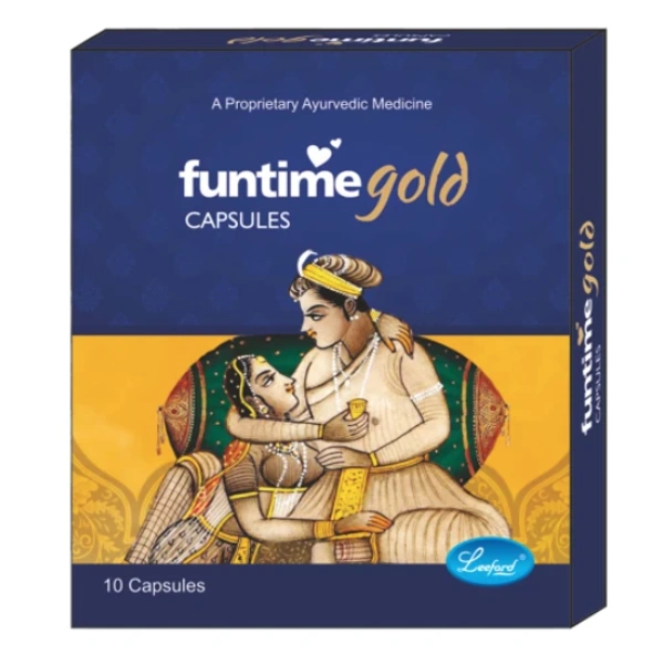Leeford Healthcare Ltd, Sexual Wellness Leeford Funtime Gold Capsules For Men 10 Capsules
