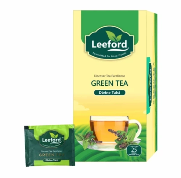 Leeford Healthcare Ltd Leeford Tulsi Green Tea 25 Tea Bags