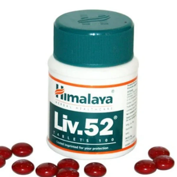 Himalaya Liv. 52 Tablet | For Liver Care - 1 Bottle (100 Tablets), Himsra Kasani Mandur Bhasma Kakamachi Arjuna Kasamarda Biranjasipha Jhabhuka