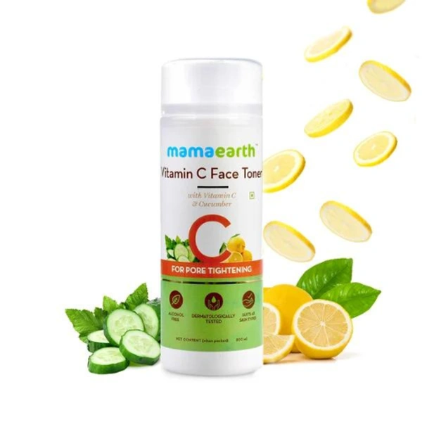 Mamaearth Vitamin C Face Toner with Vitamin C and Cucumber for Pore Tightening (200ml)