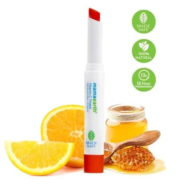Mamaearth Vitamin C Tinted 100% Natural Lip Balm with Vitamin C & Honey (2gm)