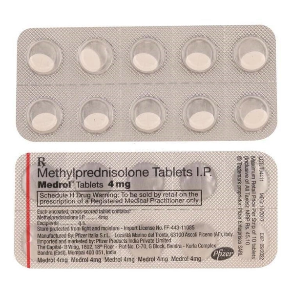 Medrol 4mf Tablet