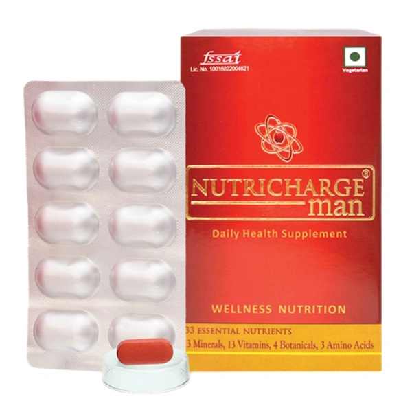 Nutricharge Men's Daily Health Supplement (30 Tablets)
