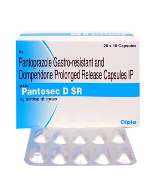Pantosec D SR Capsule - Domperidone (30mg) + Pantoprazole (40mg), Domperidone (30mg) + Pantoprazole (40mg)