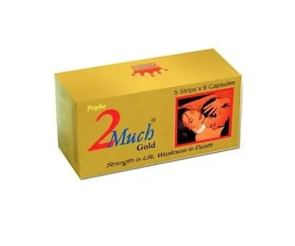Prince Pharma, Sexual Wellness Prince Pharma 2 Much Gold Capsule, 30 Caps