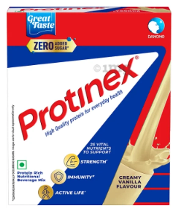 Protinex High Quality Protein | Nutritional Drink for Immunity & Strength | Zero Added Sugar Creamy Vanilla Powder Nutricia International Pvt Ltd - 250gm, Rich Choclate Flavour