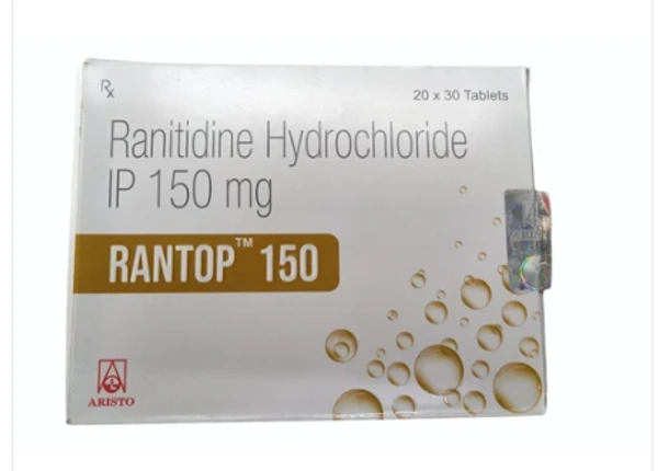 Rantop 150mg Tablet - 1 STRIP (30 Tablets), Ranitidine (150mg)