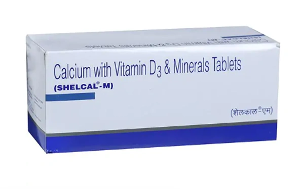Shelcal -M Tablet with Calcium, Vitamin D3 & Minerals | Bone, Joint & Muscle Care