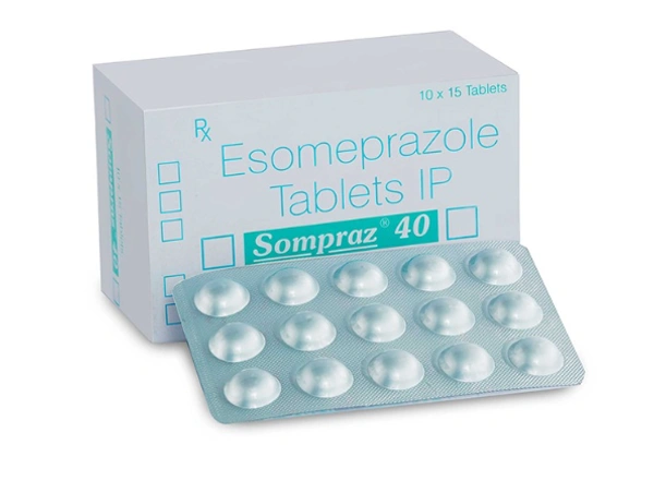 Sompraz 40 Tablet - 1 Strip (15 Tablets), Esomeprazole (40mg)