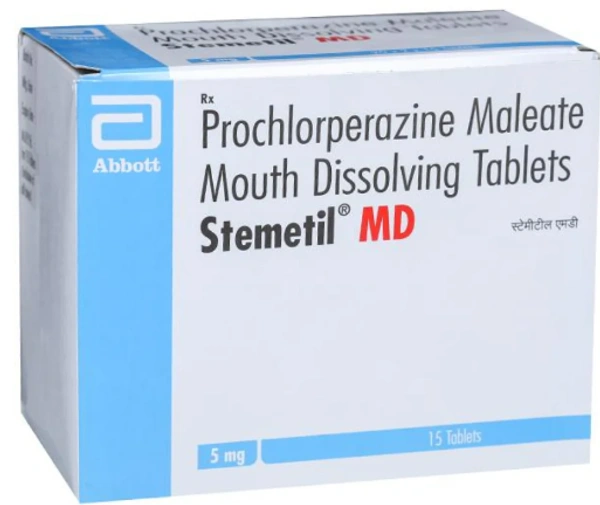 Stemetil MD Tablet - 1 Strip (15 Tablets), Prochlorperazine (5mg)
