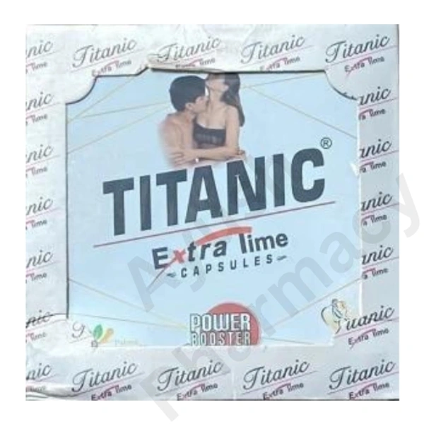 Titanic Extra Time Capsules (6Caps): Power Booster For Men