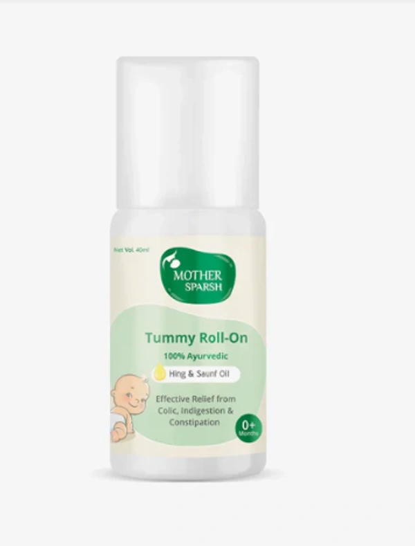 Colic Relief - Tummy Roll On - Saunf Calms the uneasy tummy , Pudina Soothes aching belly and aids in digestion Hing Provides relief from the gas