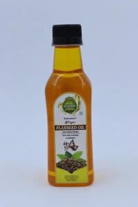 KALYANKARI FLAXSEED EXTRA Virgin Oil, 250ML, 100% Pure and Natural, Alsi Oil for Cooking, Salad, and Culinary Use, Rich in Omega-3, - 250 ML