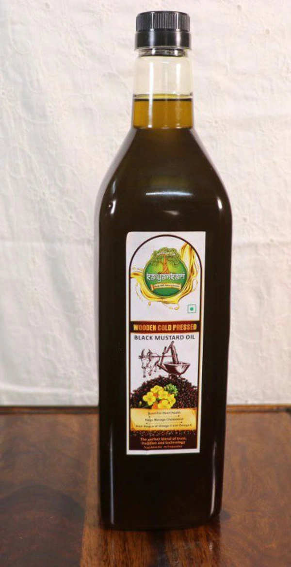 KALYANKARI Black mustard wood pressed oil
