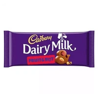 Cadbury Dairy Milk Fruit &Nut 80gm Rs 90/-