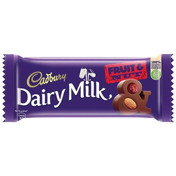 Dairy Milk Fruit &Nut 36gm (Pack Of 12pcs)