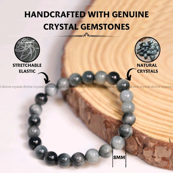 Astro Planet Cat's Eye Breslet - Gray, Free