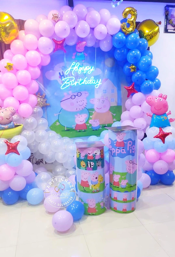 Peppa Pig Theme  Kids Birthday Decor 76