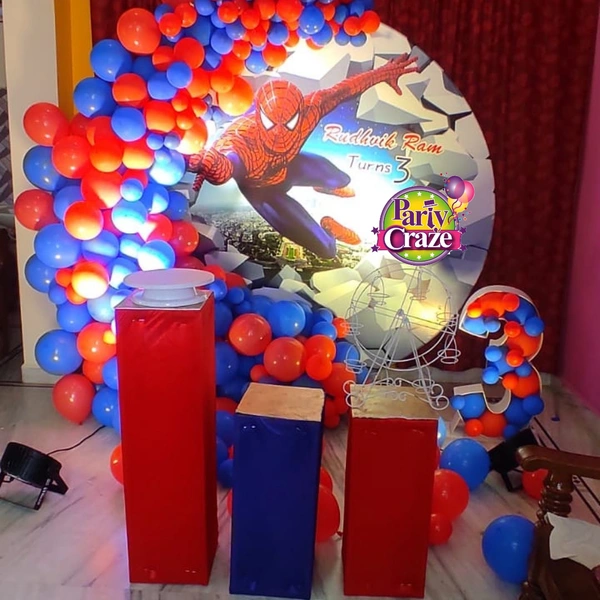 Spiderman Theme  Kids Birthday Decor 78