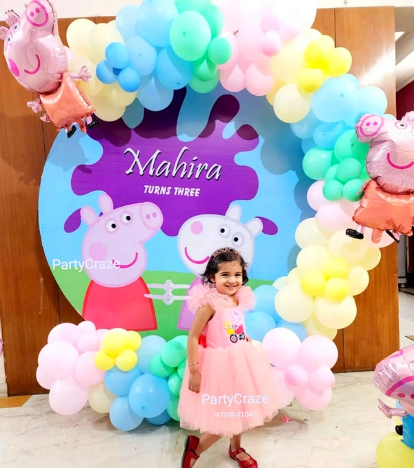 Peppa Pig Theme  Kids Birthday Decor 123