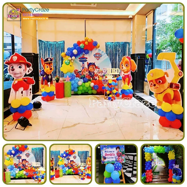 Paw Patrol Theme  Kids Birthday Decor 84