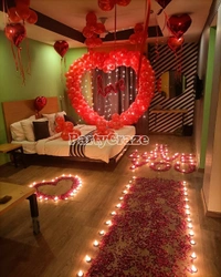 Surprise Room Decoration For Husband Birthday 