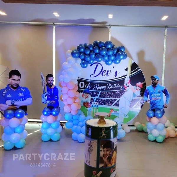 Cricket Theme  Kids Birthday Decor 156