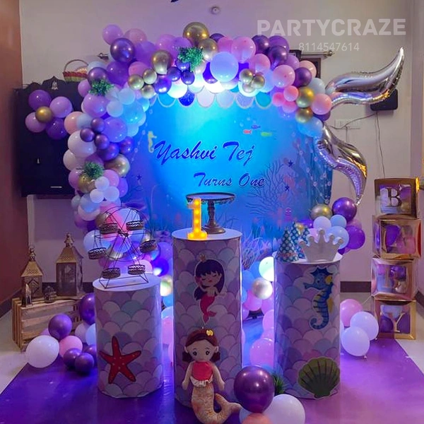 Mermaid Theme  Kids Birthday Decor 162