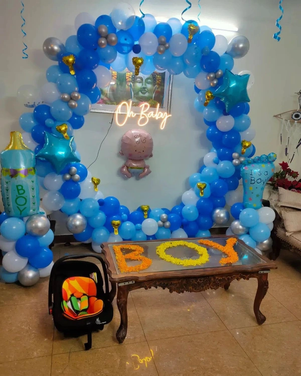 Baby Boy Welcome Decoration at Home, Patna