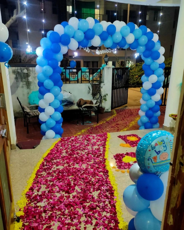 Baby Boy Welcome Decoration at Home, Patna