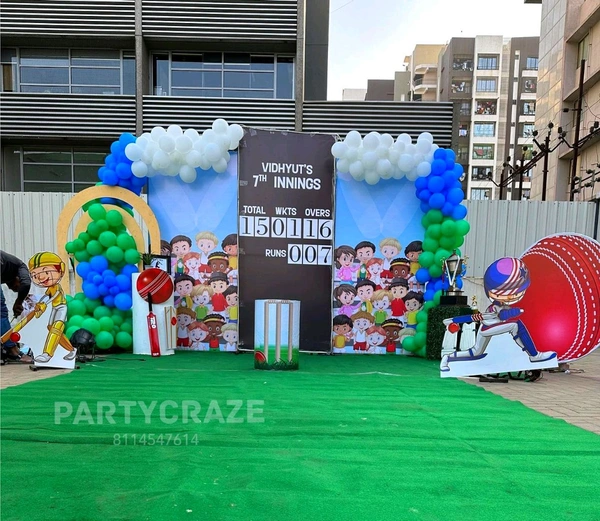 Birthday Party Organisers In Patna  Cricket Theme 