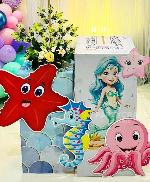 Mermaid Theme  Kids Birthday Decor 176