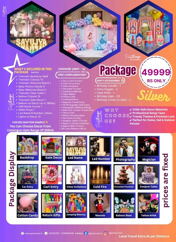 Birthday Party Packages 3