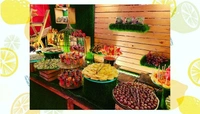 Live Fruits Counter Stall